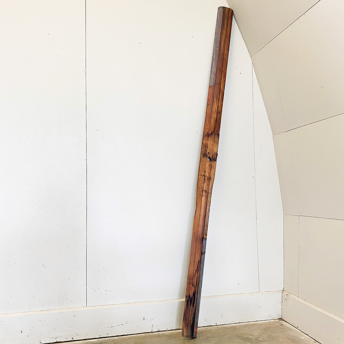 A Primitive Large Wooden Propeller