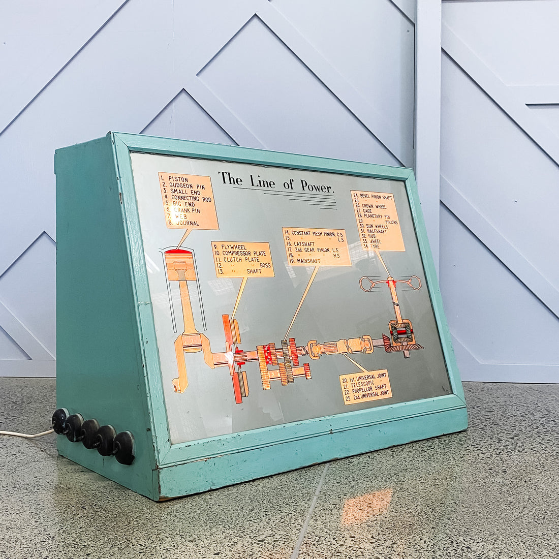 Vintage Driveshaft Lightbox