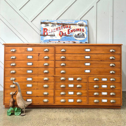 Vintage Rimu Multi Draw Cabinet