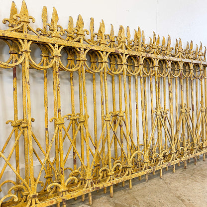 Antique Iron Fencing Panels