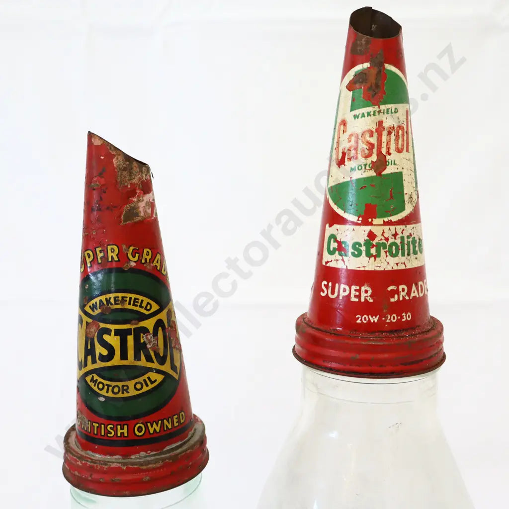 Pint bottle very good quart has clouding can be removed