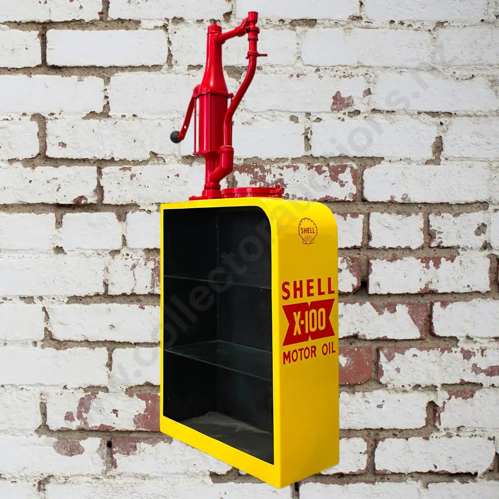 Size 26cm Long x 60cm Wide x 1.42cm High. Professionaly restored, cut side with two glass shelves.