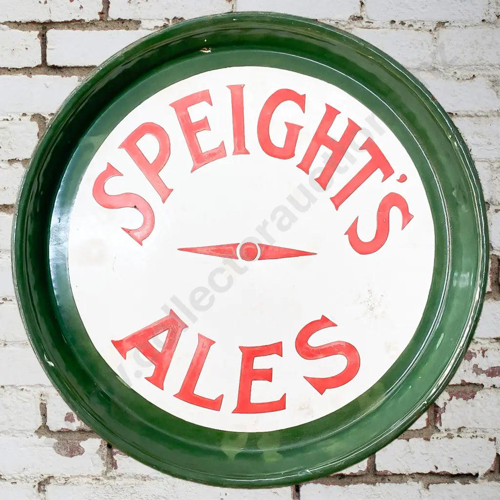 Size 3cm High x 30cm Diameter. Porcelian enamel tray, great condition, made in Glasgow.