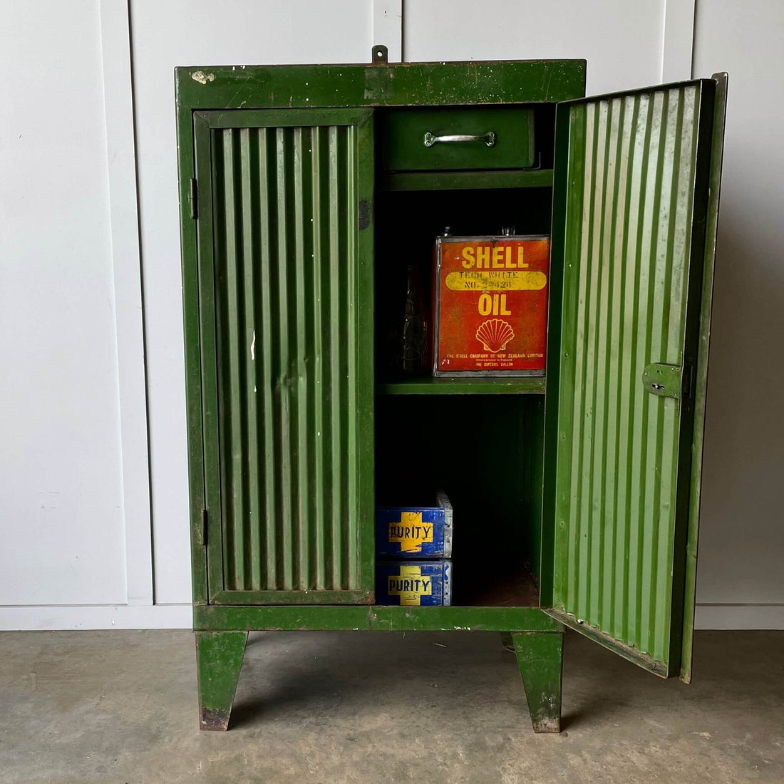 Vintage industrial cabinet