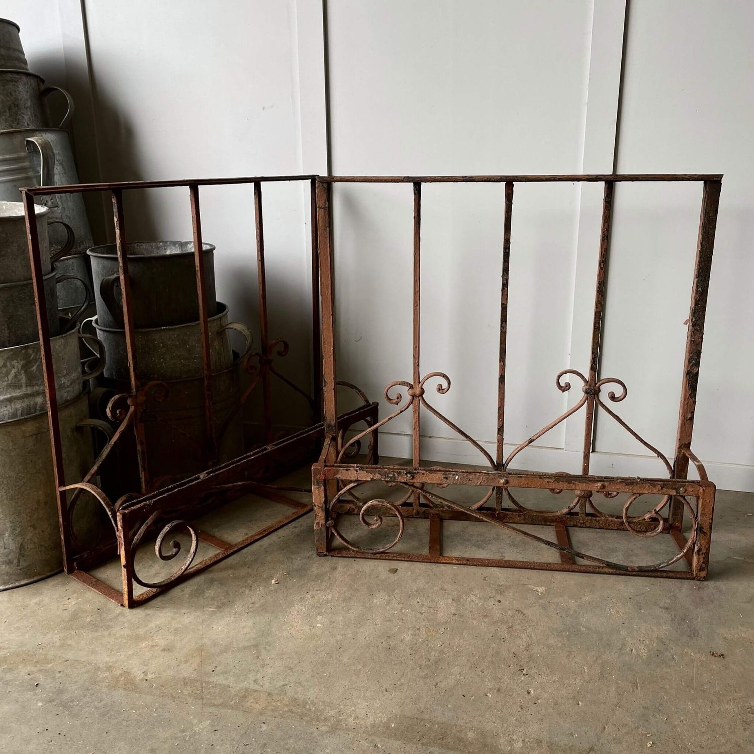 Cast Iron Window Boxes | Elsie Wolfe Wondrous Antiques – Salvage Place