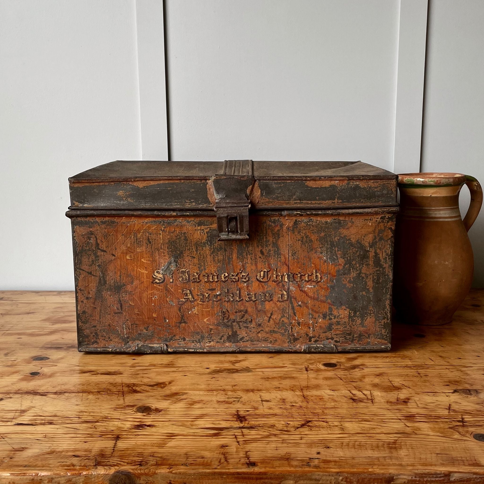 A 19th century church trunk