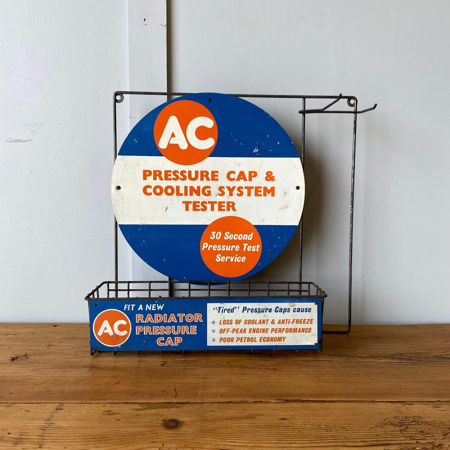 Vintage advertising sign AC