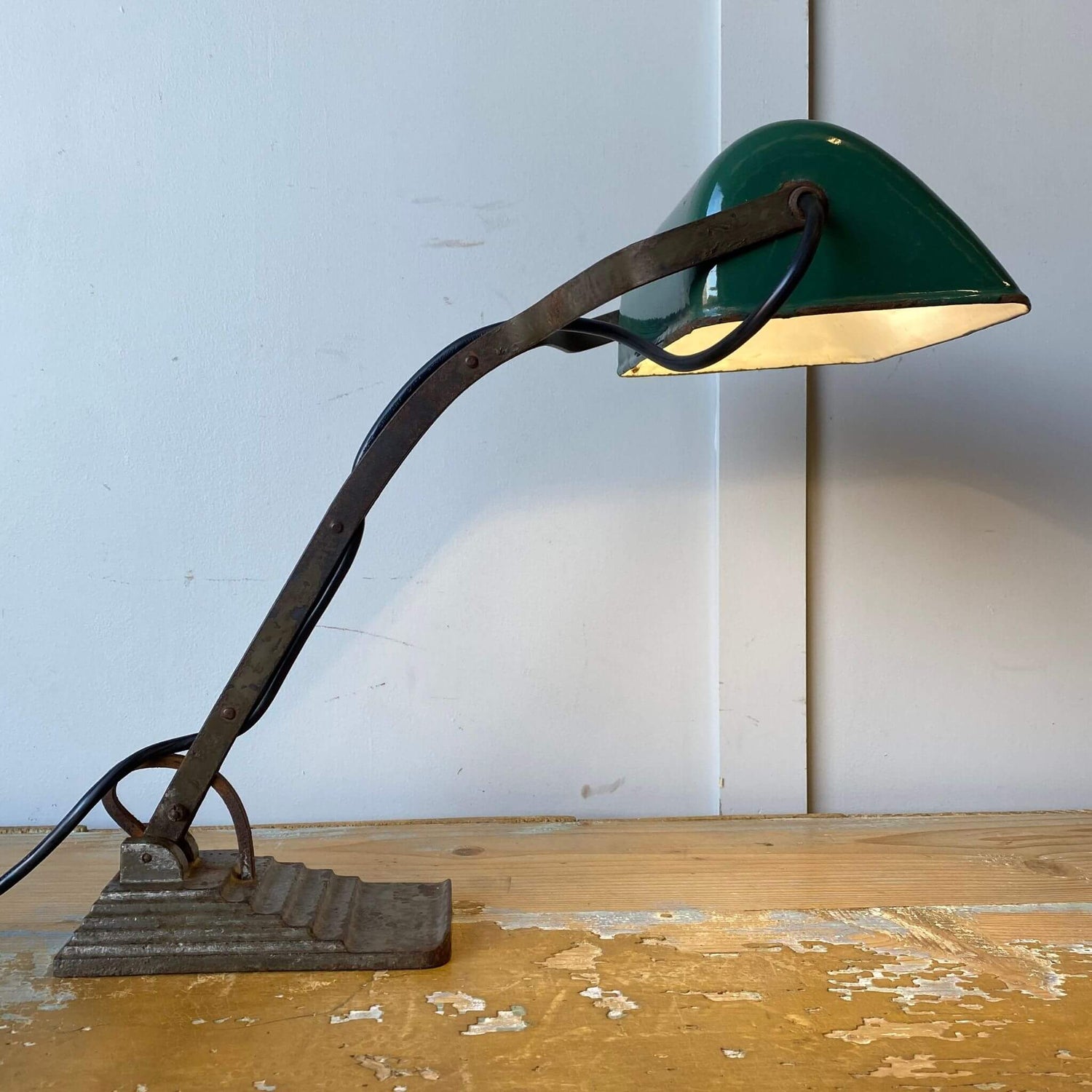 Vintage industrial desk lamp light