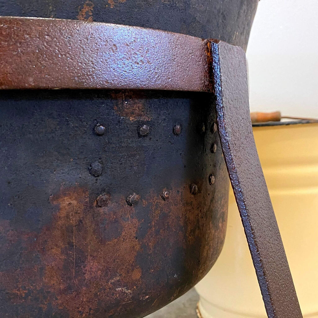 Hand Beaten Copper Cauldron