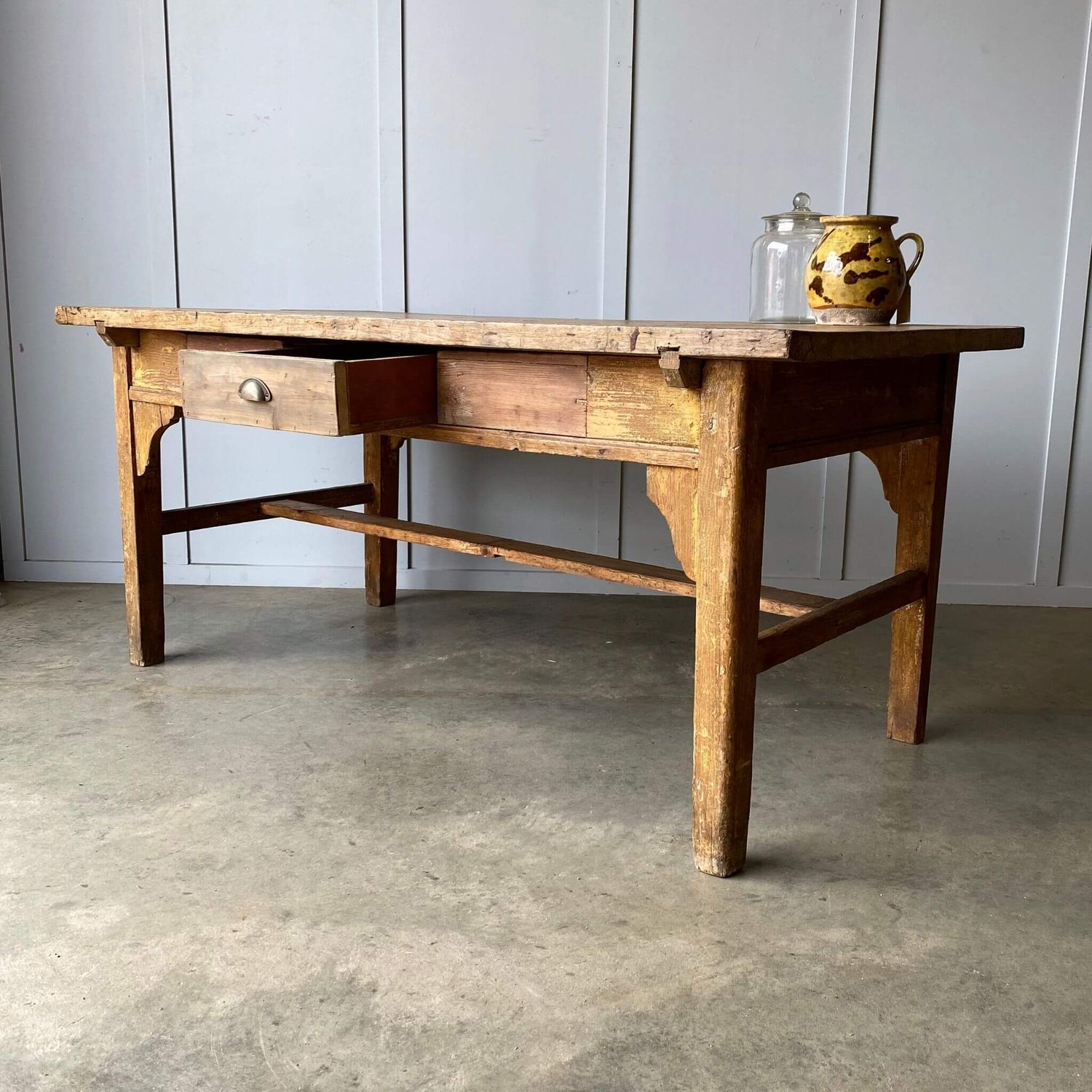 Antique farmhouse kitchen table