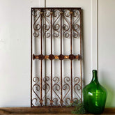 Architectural salvage, antique window grill