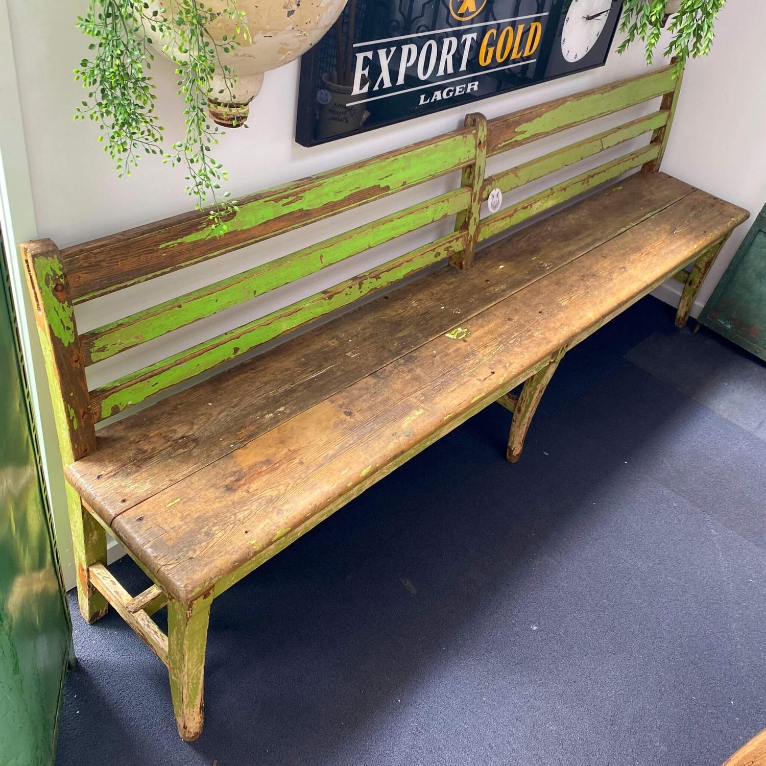 Antique Long Veranda Bench | Elsie Wolfe Decorative Antiques – Salvage ...