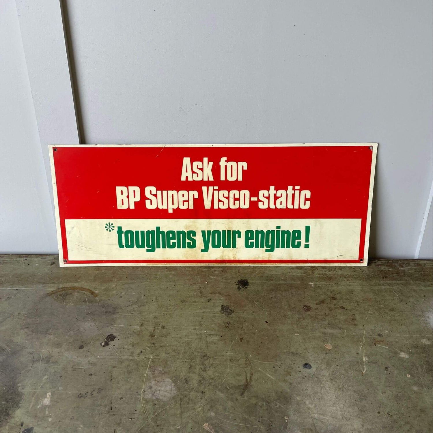 BP Bottle Rack Sign