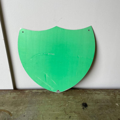 BP Shield vintage enamel sign