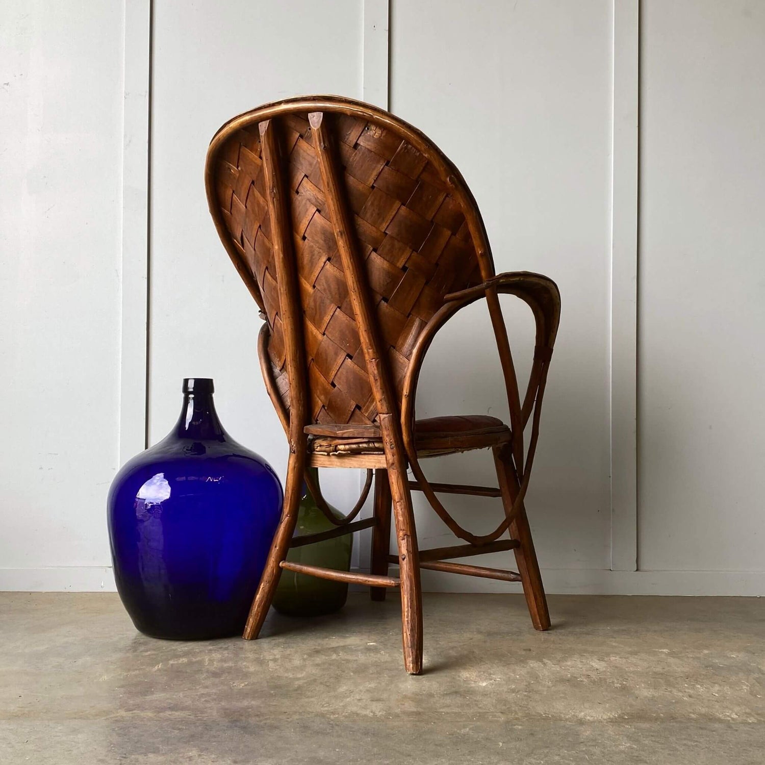Bent wood arm chair