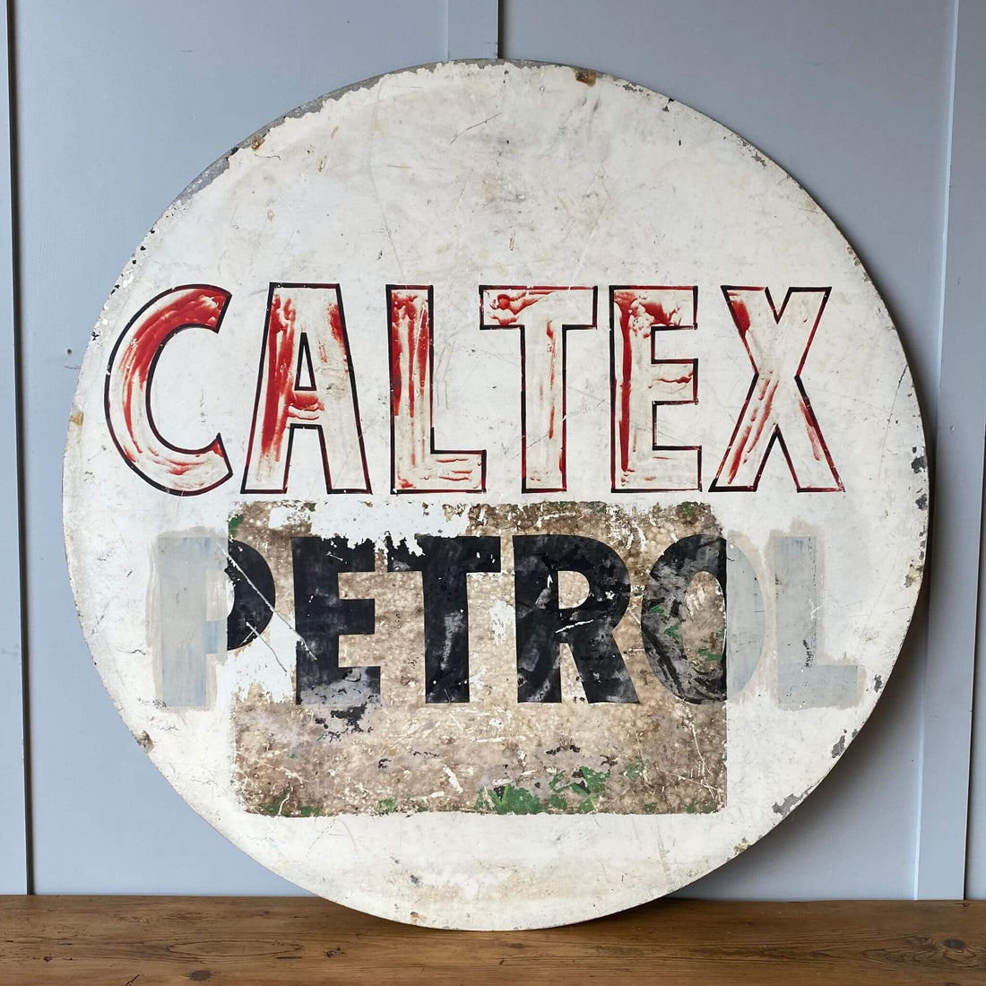 Enamel Sign Caltex