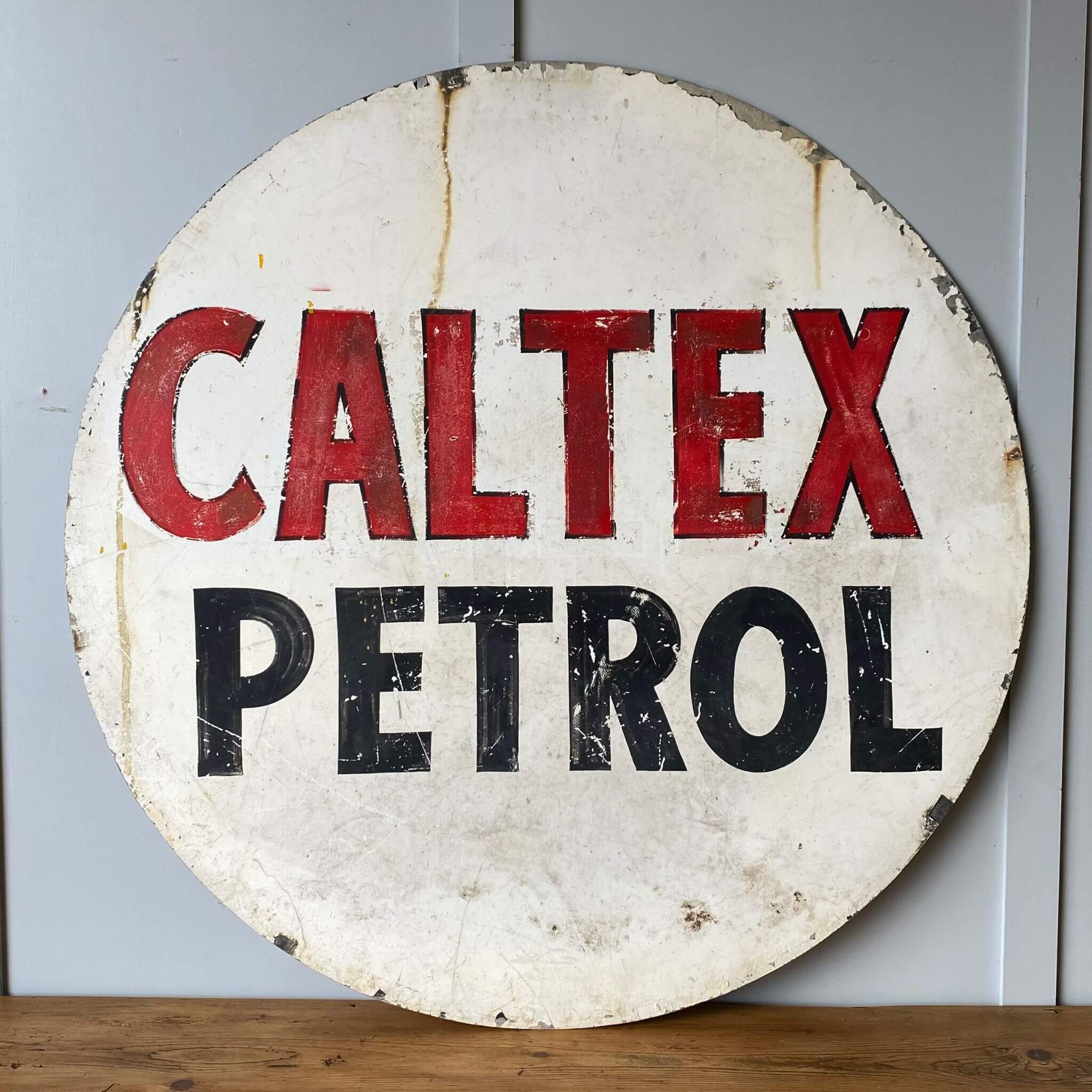 Old Caltex advertising sign
