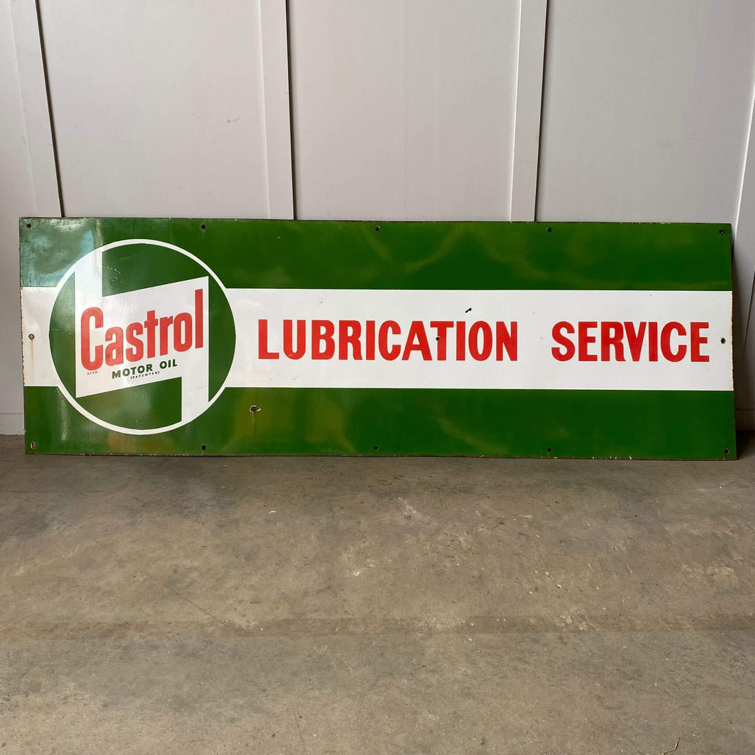 Enamel Sign Castrol