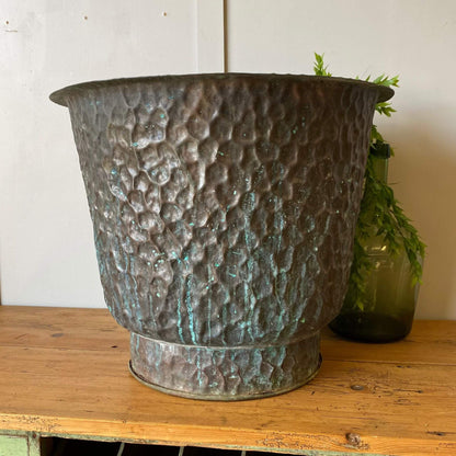 Decorative Antique Copper Bucket