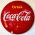 Enamel Coca Cola Button