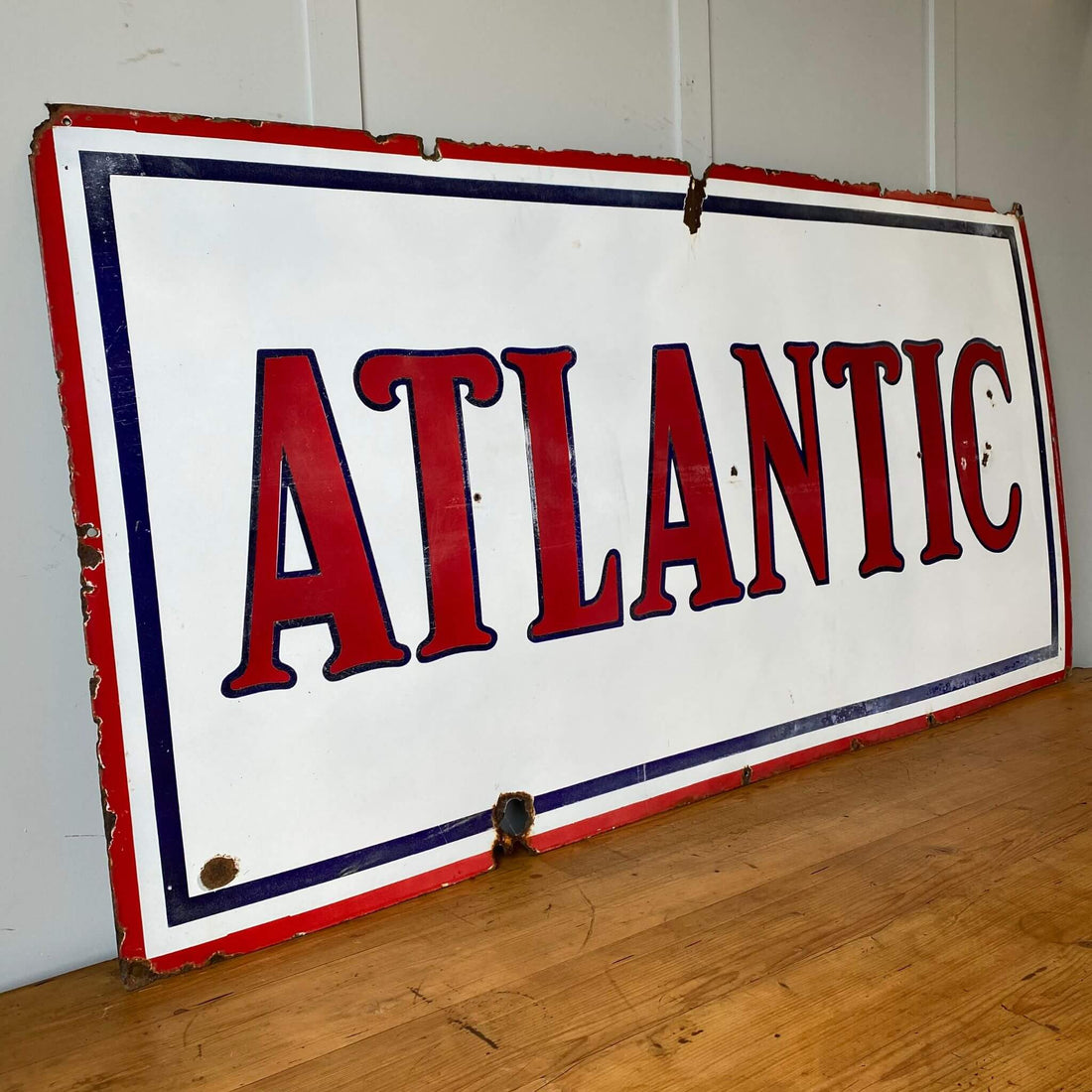Atlantic Enamel Sign