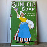 Sunlight soap enamel sign