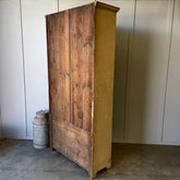 Vintage antique cabinet back off