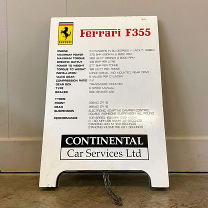 Ferrari F355 Sign