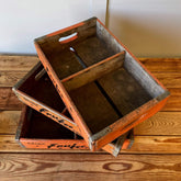 Antiques and collectable vintage soft drink crates