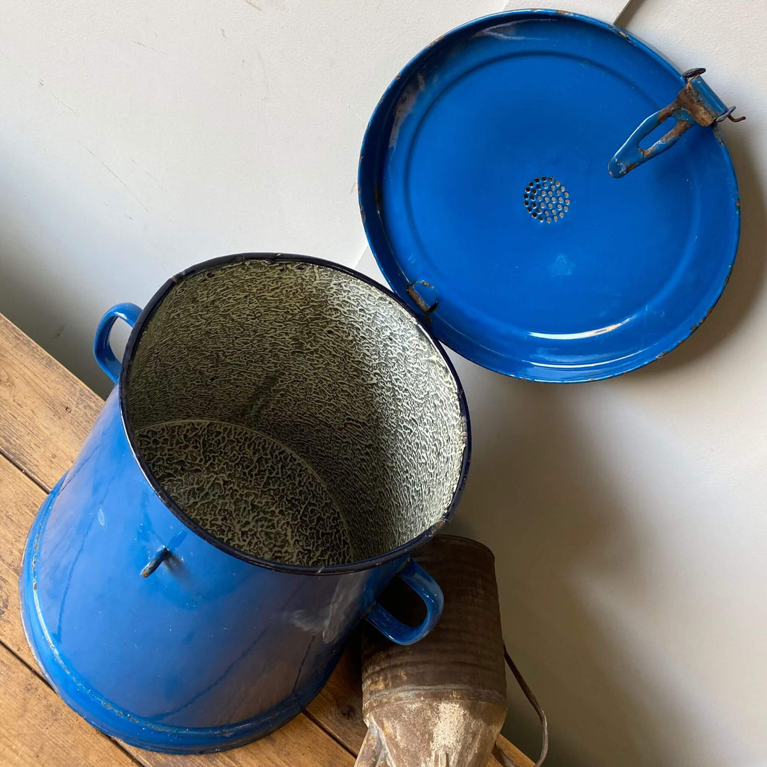 Vintage Enamel pot