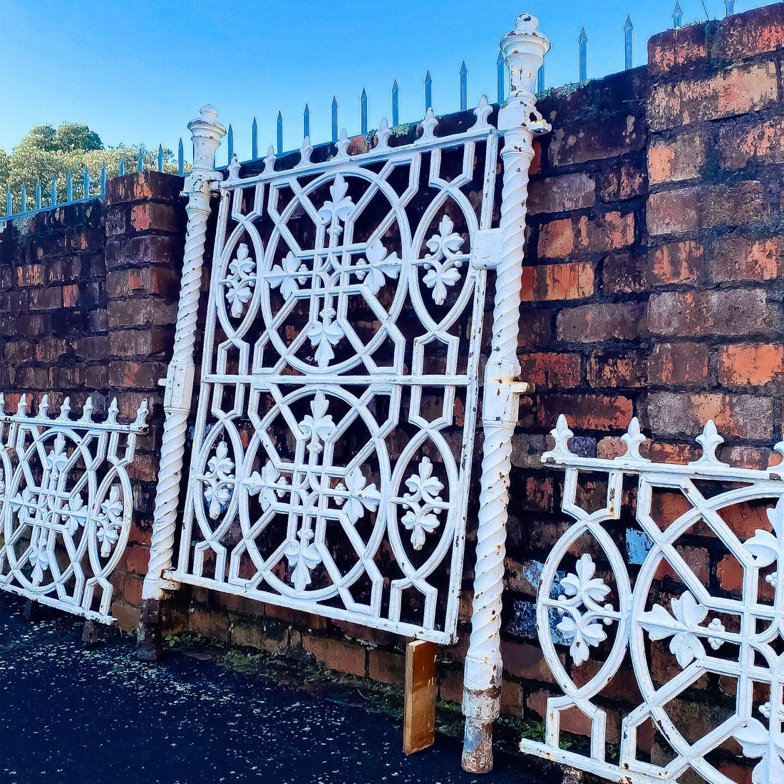 A Cast Iron Garden Gate