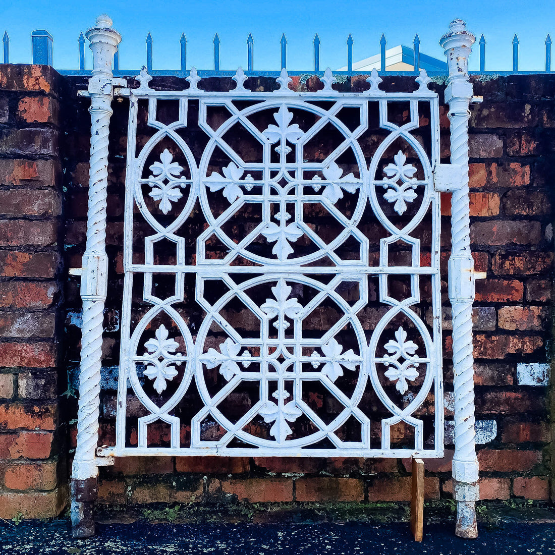 A Cast Iron Garden Gate