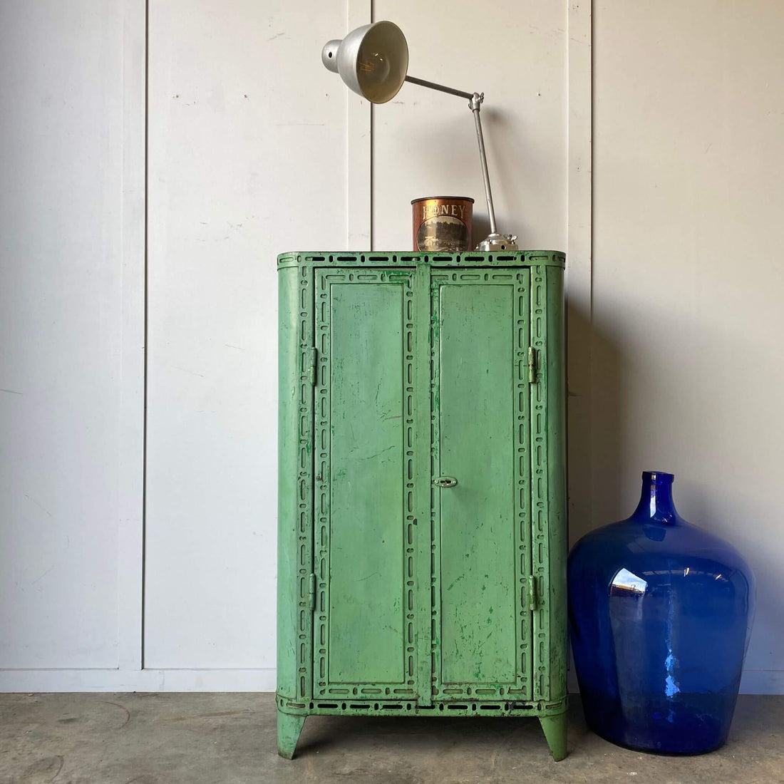 Vintage Industrial Storage Cabinet