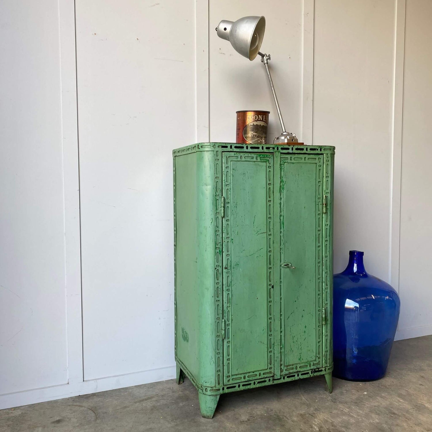 Vintage Industrial Storage Cabinet