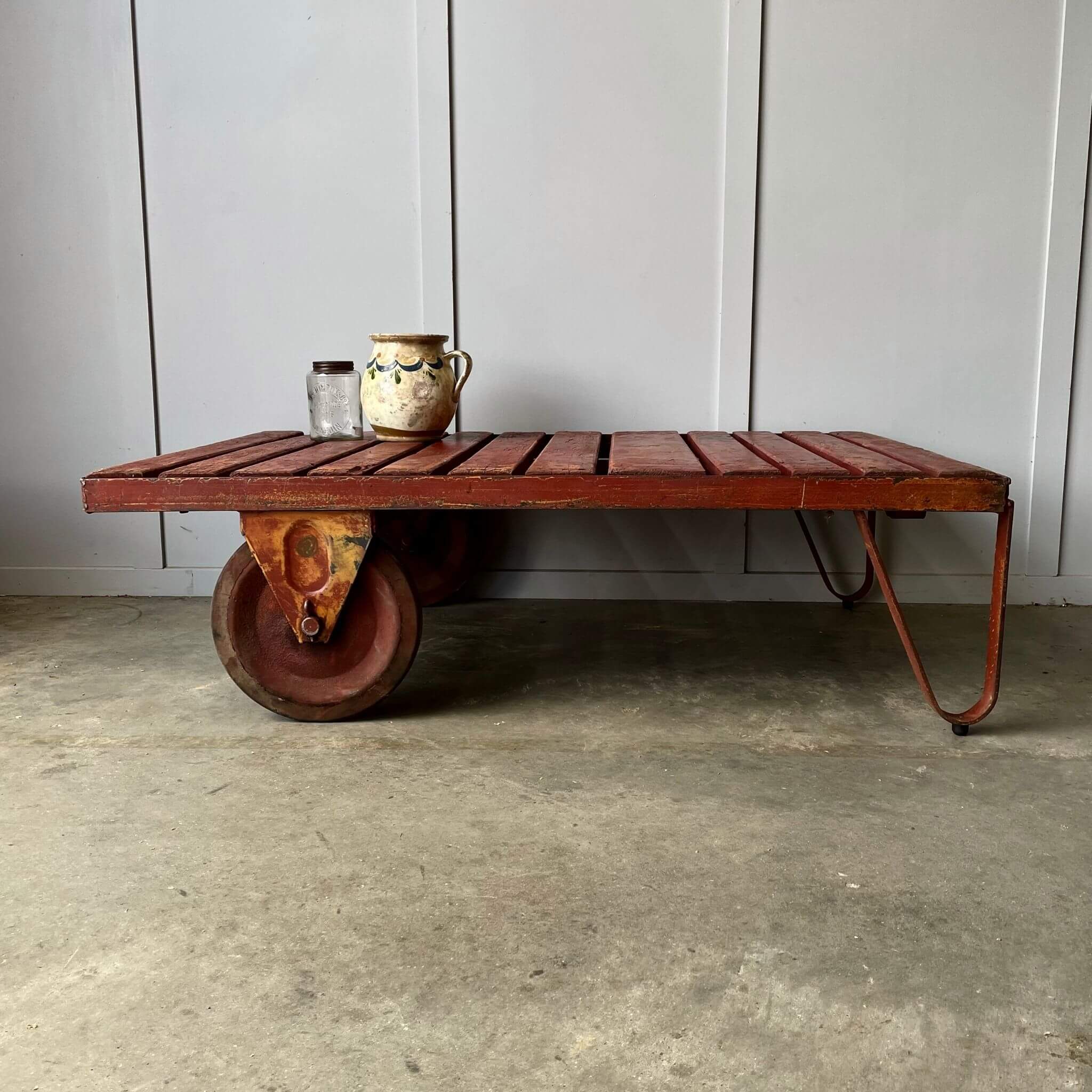 Vintage industrial coffee table