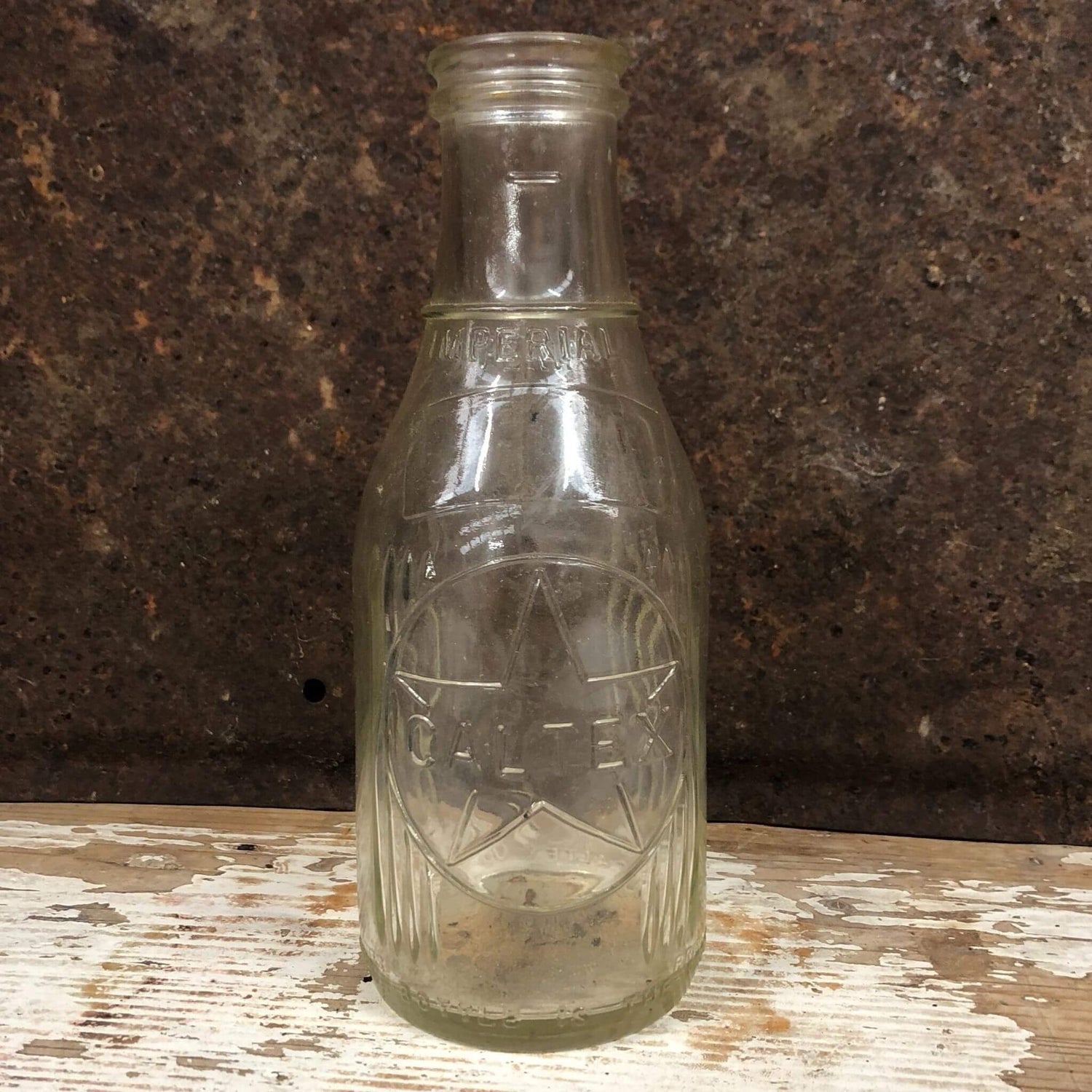 Caltex Oil Bottle