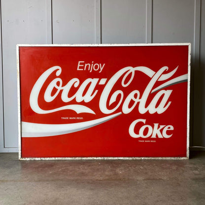 Collectible coca cola sign