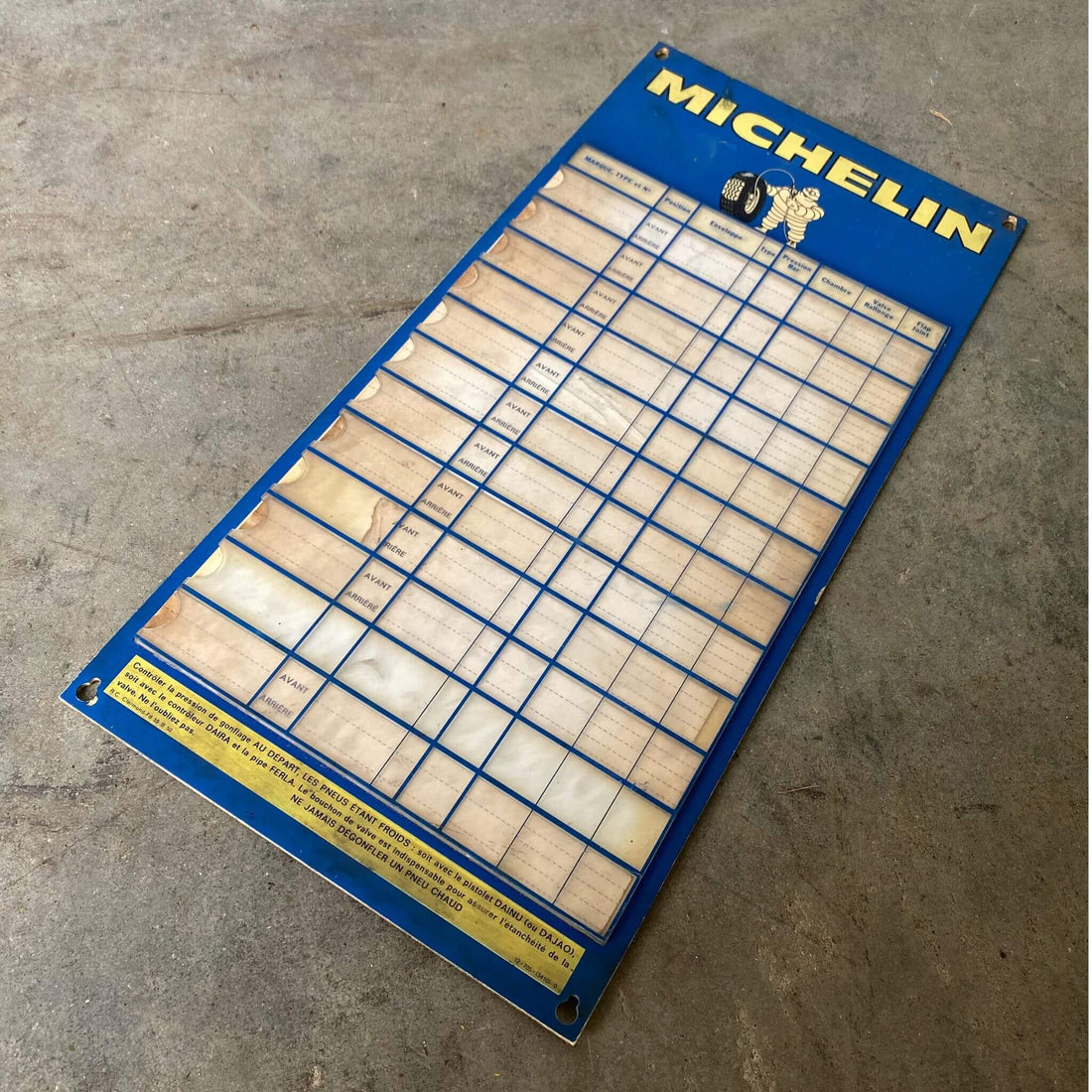 Michelin Tyres vintage collactable sign