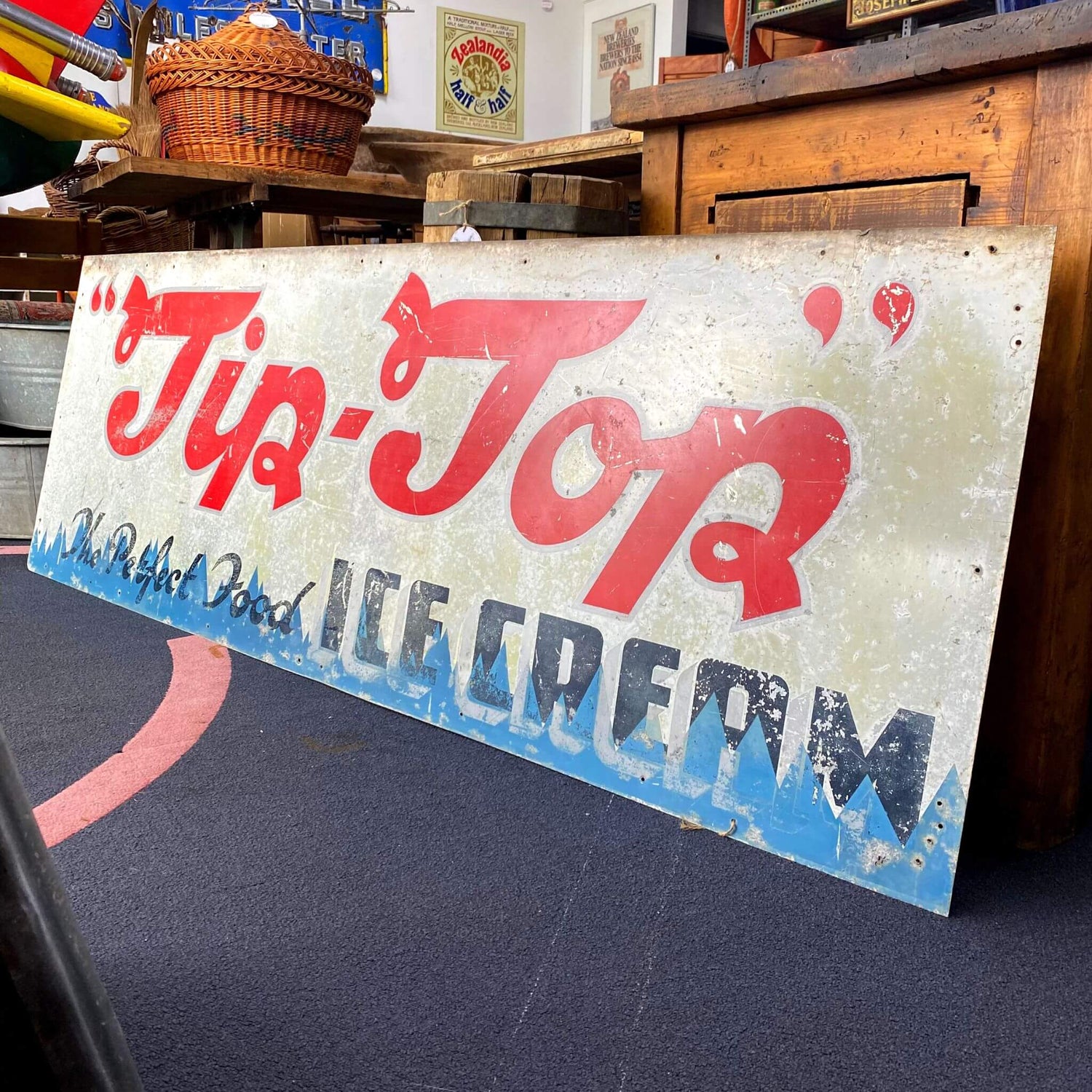 Tip Top Icecream Sign