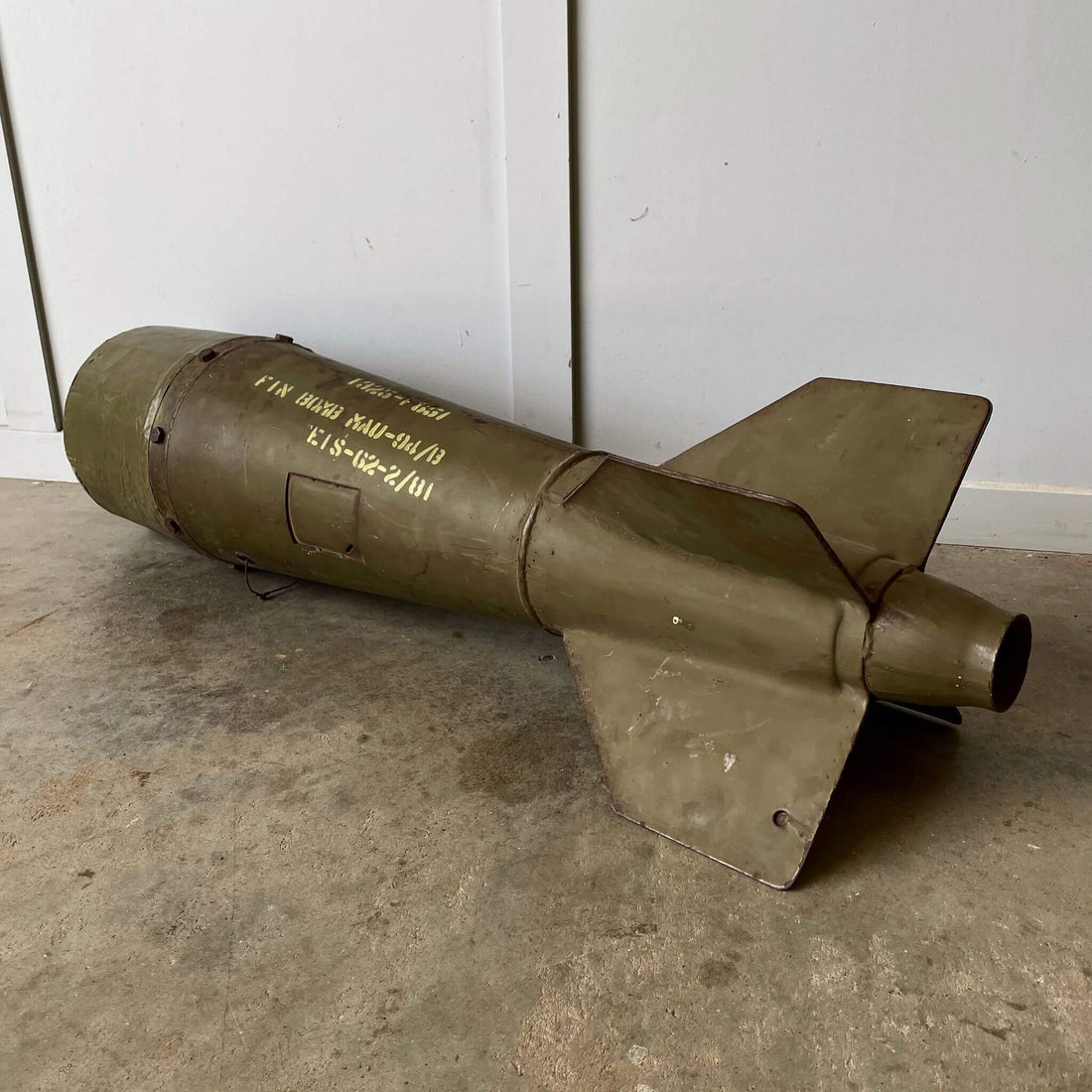Collectible vintage Mortor carpet bomb