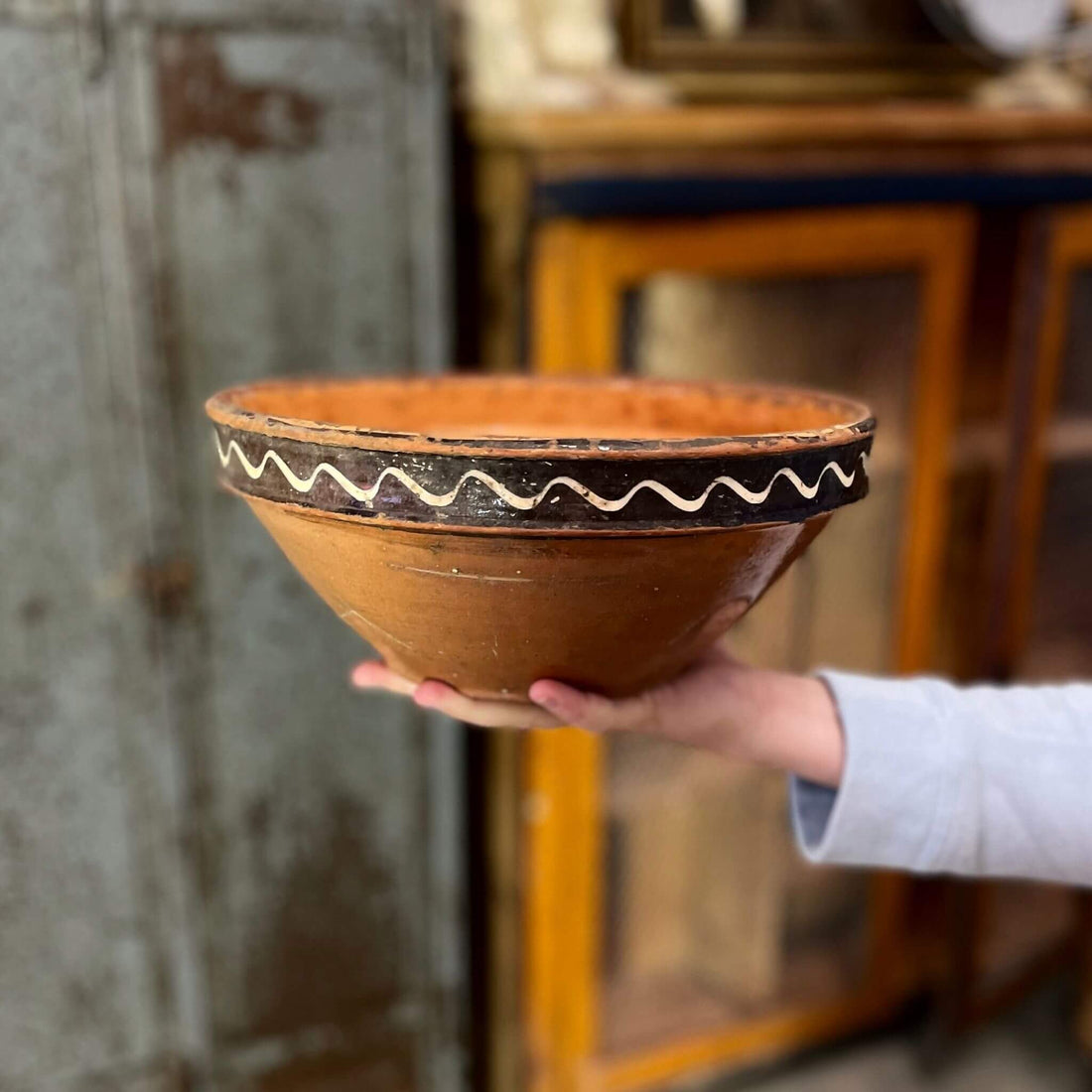 Terracotta pottery side