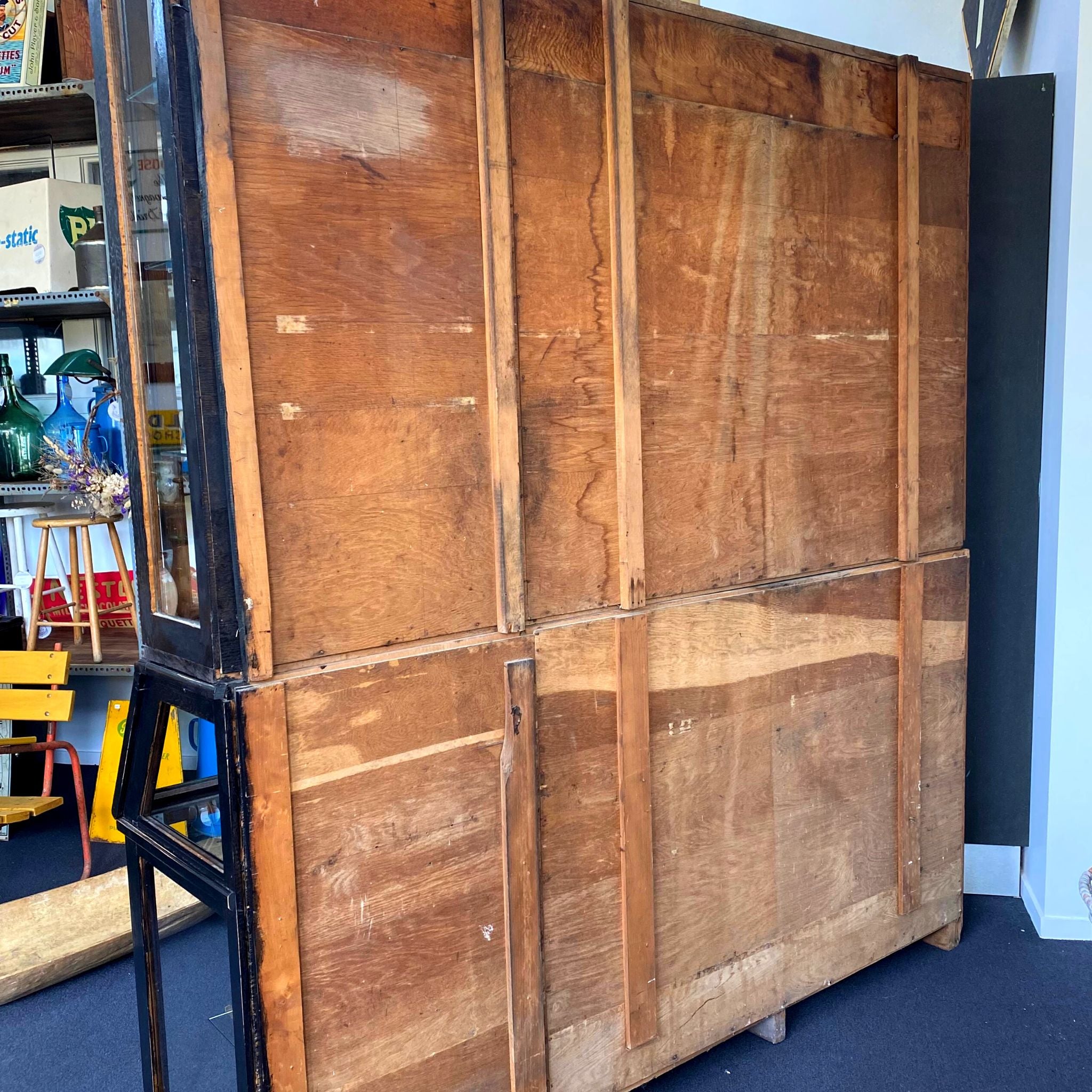 Antique Oak Display Case