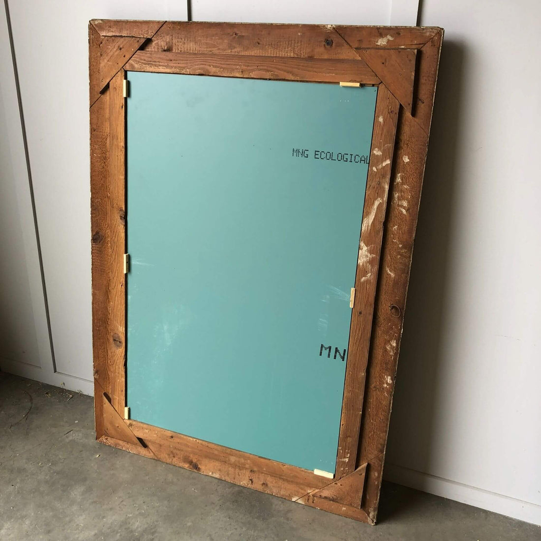 Back of vintage mirror