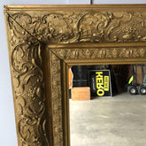 Gilt framed mirror antique