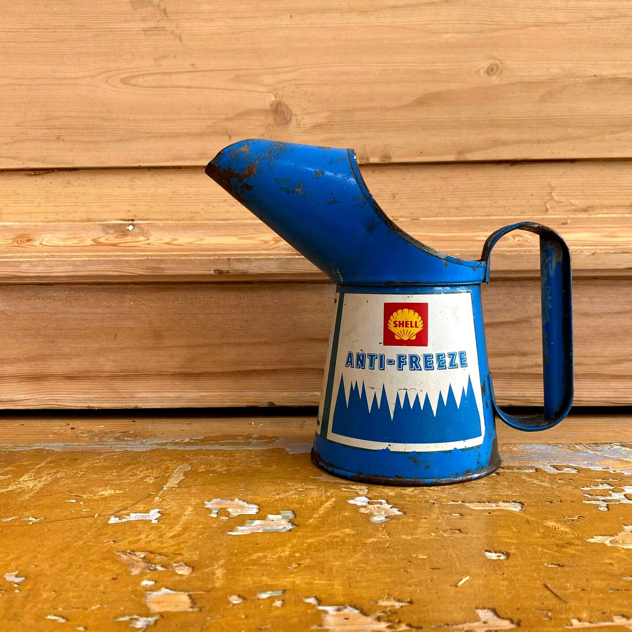 Shell Oil Tin Garage Dipper