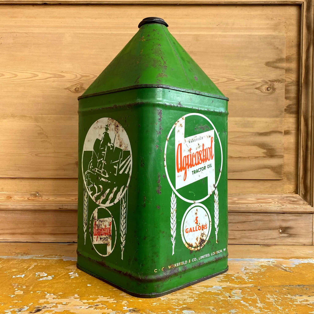 Agri Castrol Oil Tin