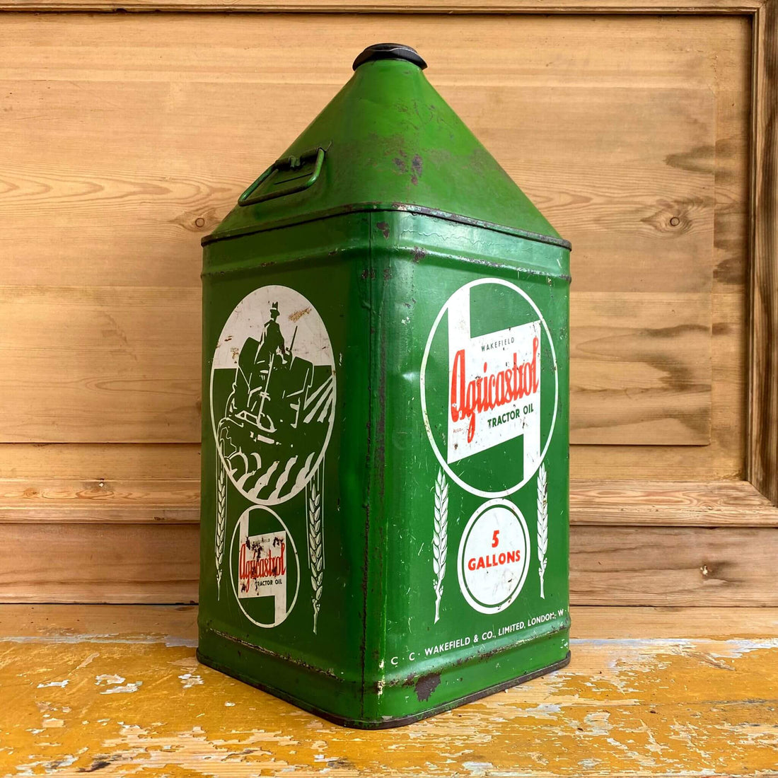 Agri Castrol Oil Tin