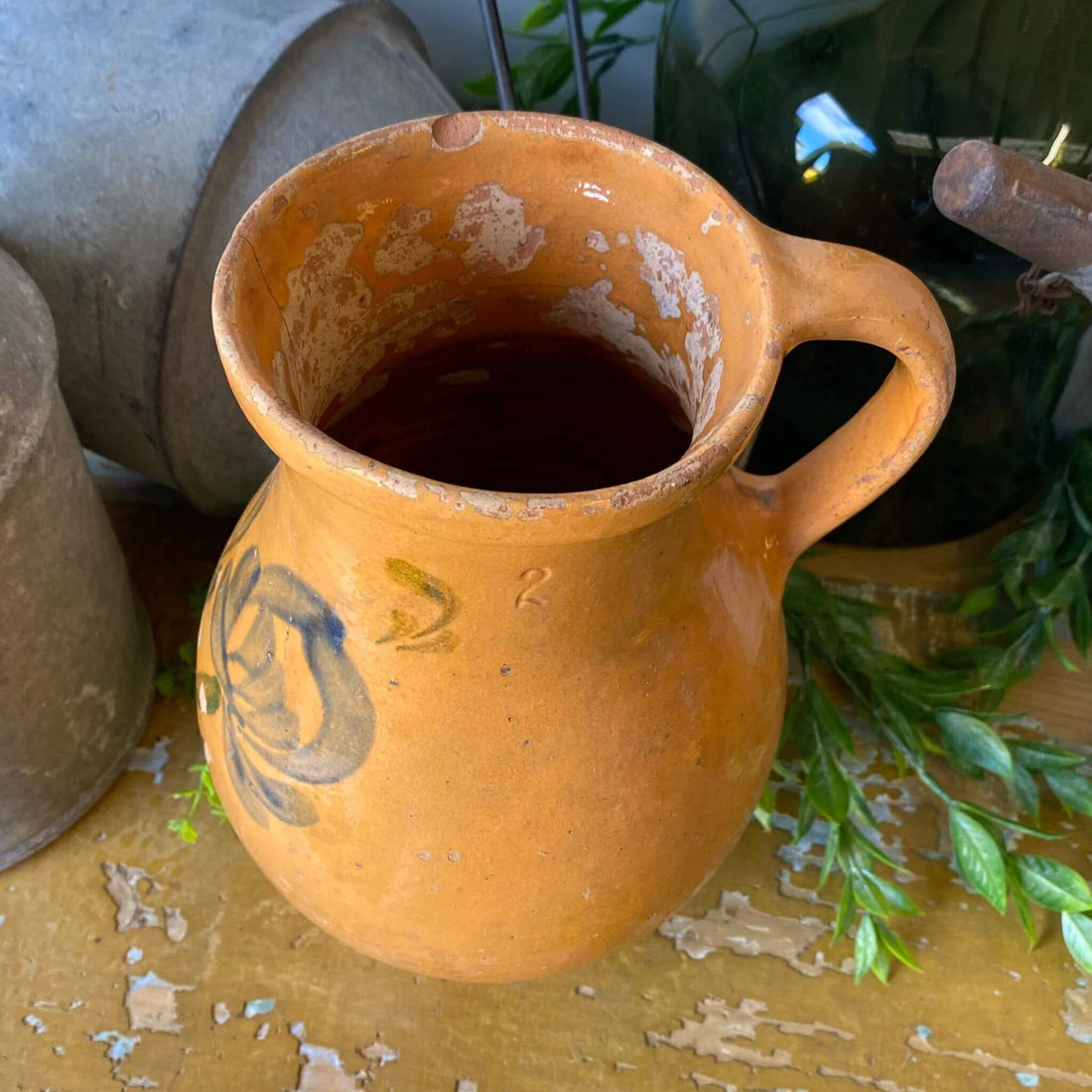 Vintage garden pot