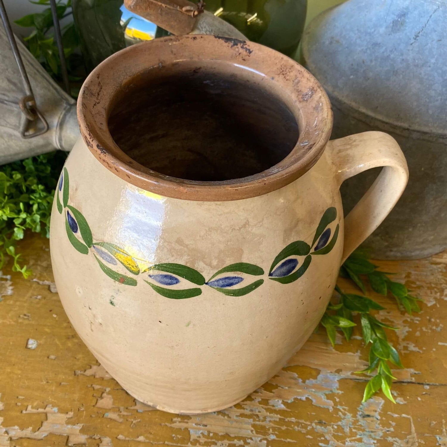 Vintage garden pot