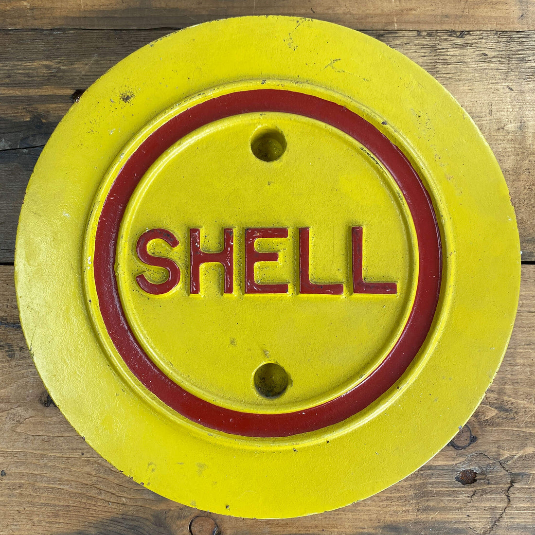 Shell Oil Toby Lid